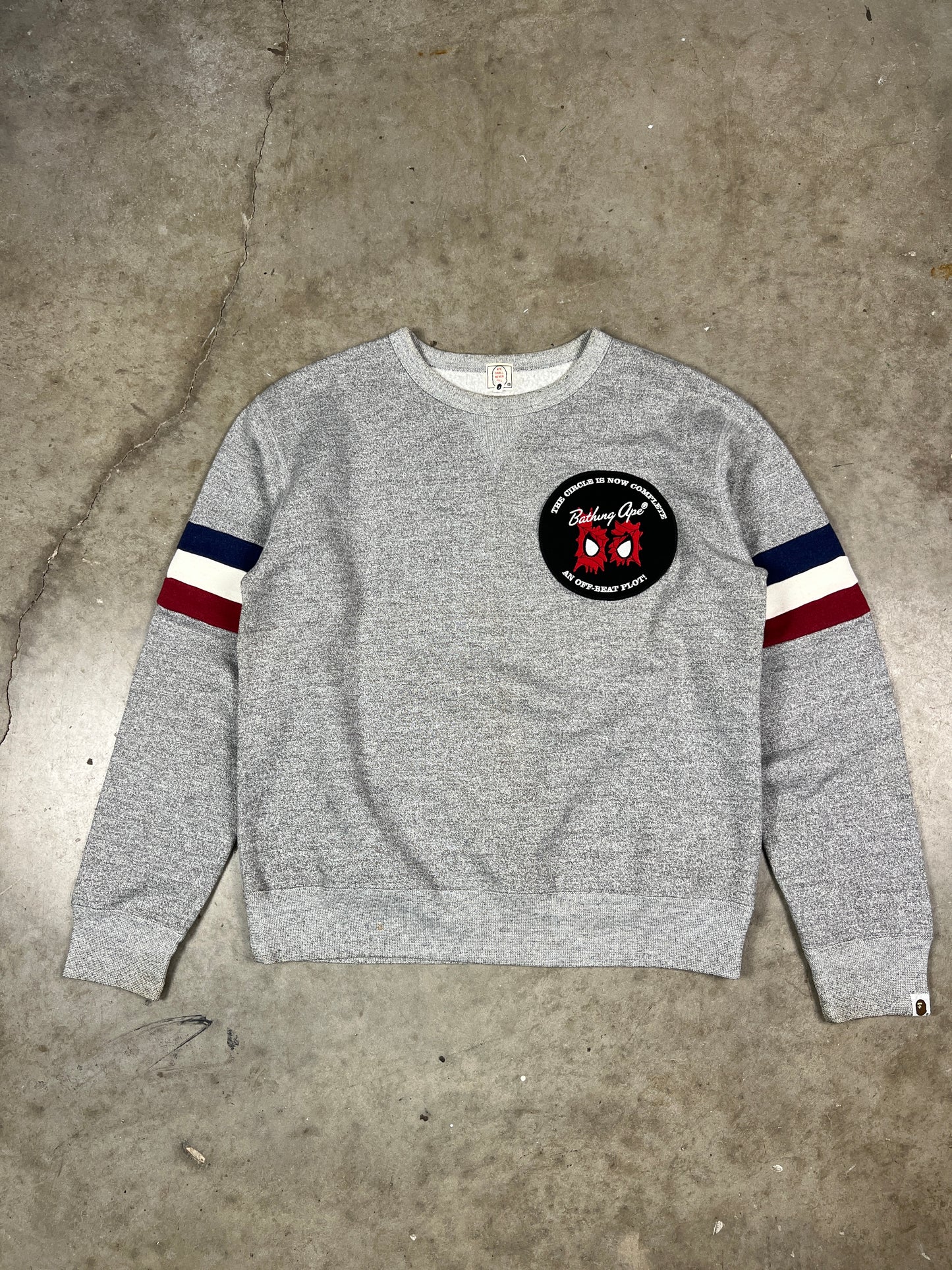 BAPE Grey Crewneck (M)