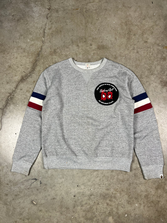 BAPE Grey Crewneck (M)