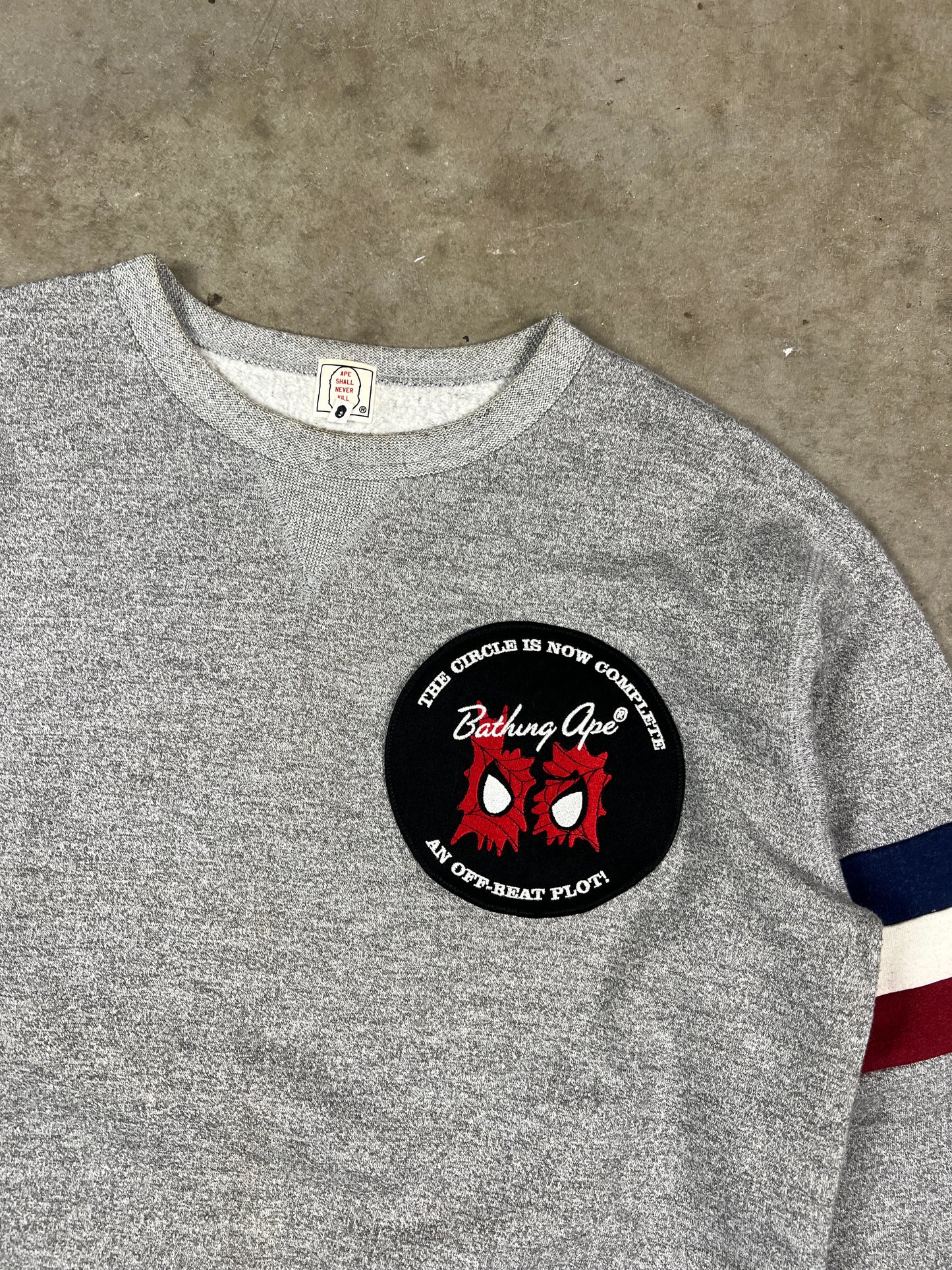 BAPE Grey Crewneck (M)