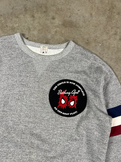 BAPE Grey Crewneck (M)