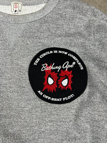 BAPE Grey Crewneck (M)