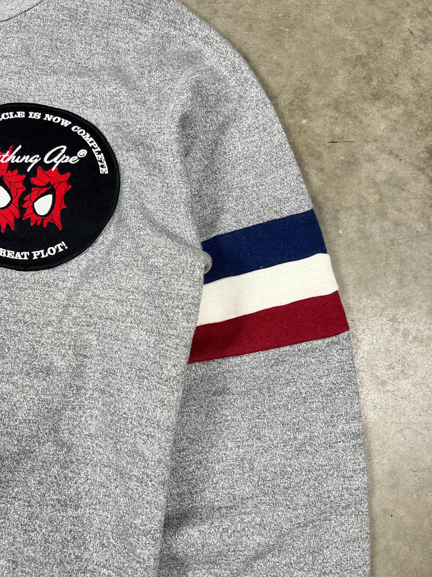 BAPE Grey Crewneck (M)