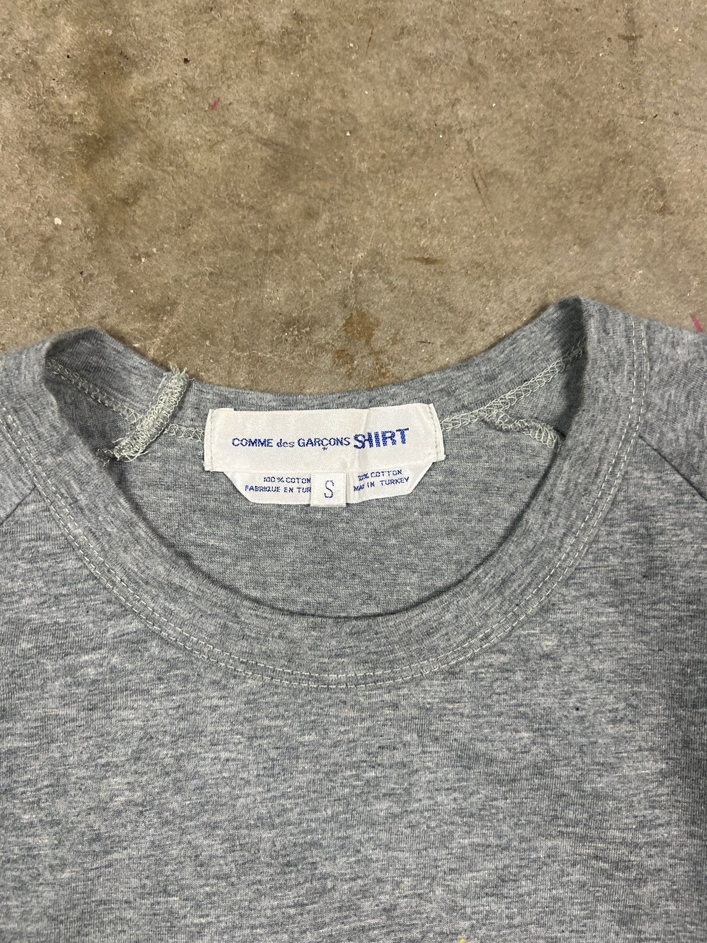 Comme Des Garçons Grey T-Shirt (S)