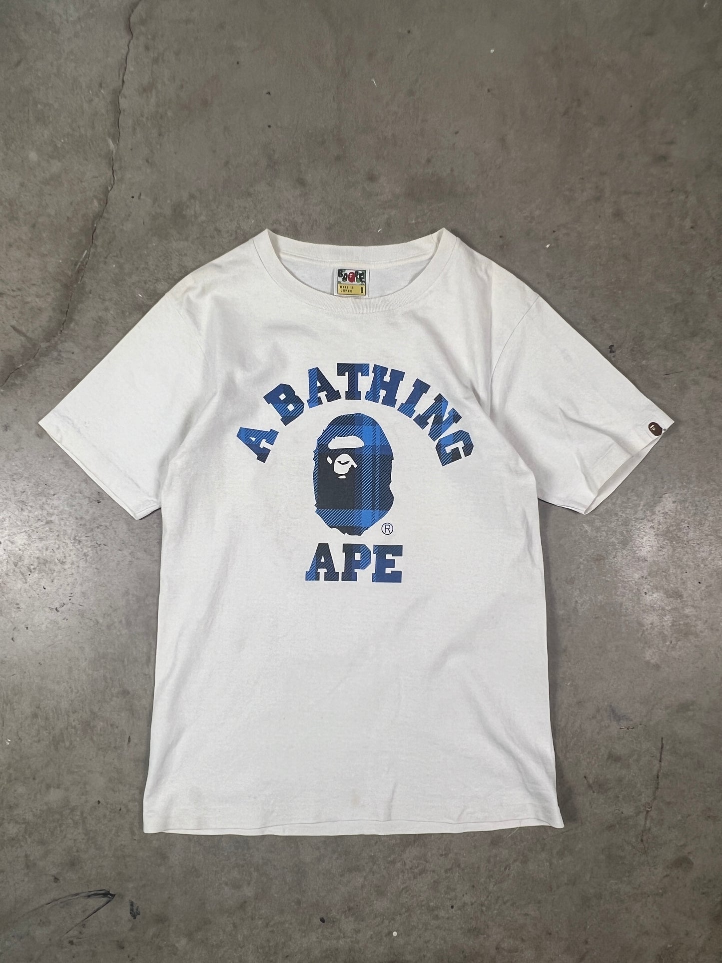 Bape 2004 Plaid Logo T-Shirt (M)