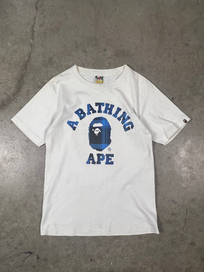 Bape 2004 Plaid Logo T-Shirt (M)