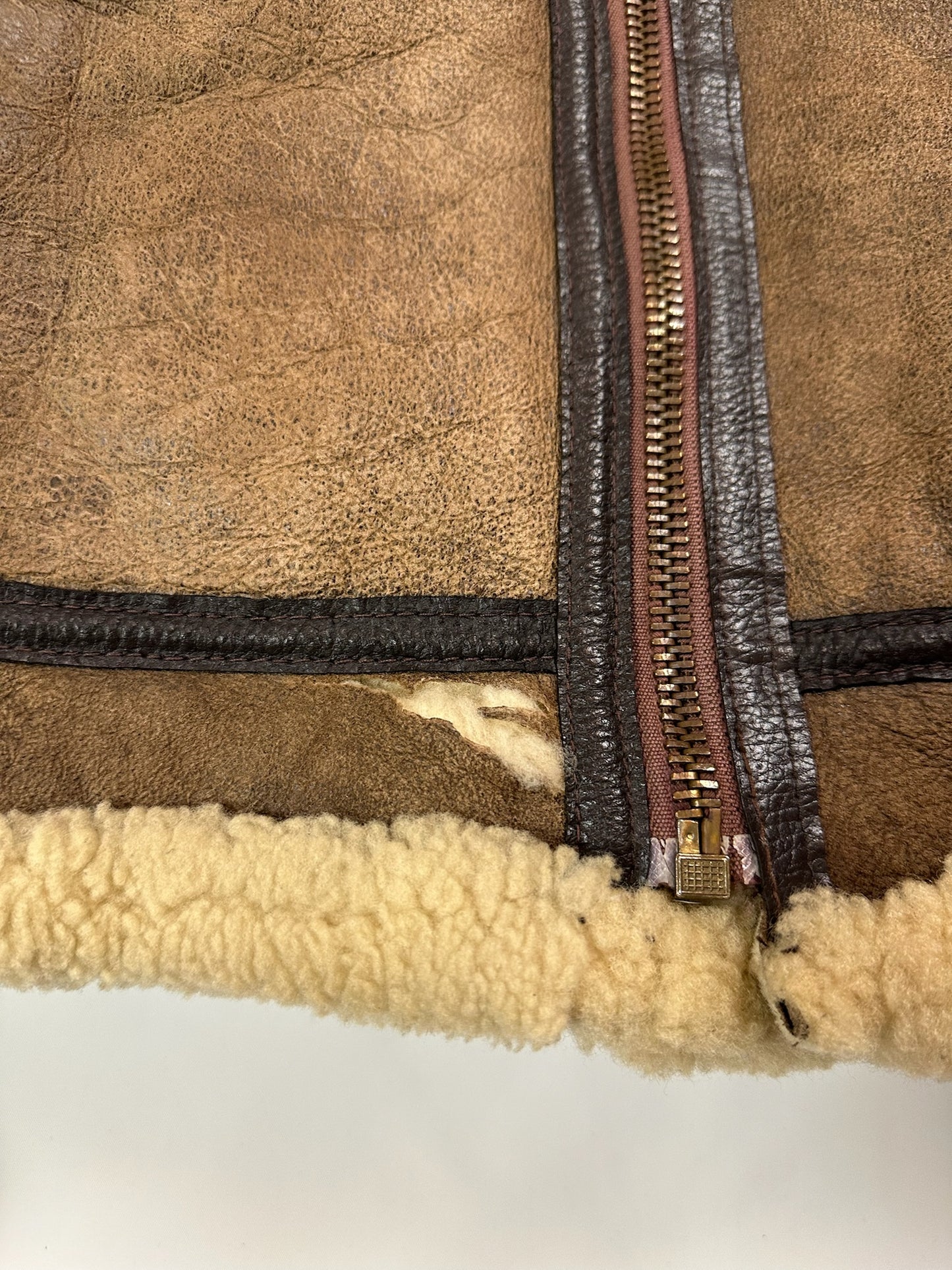 Vintage Avirex Shearling Sheepskin Bomber