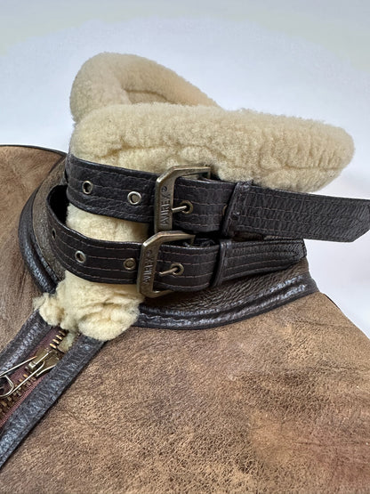 Vintage Avirex Shearling Sheepskin Bomber