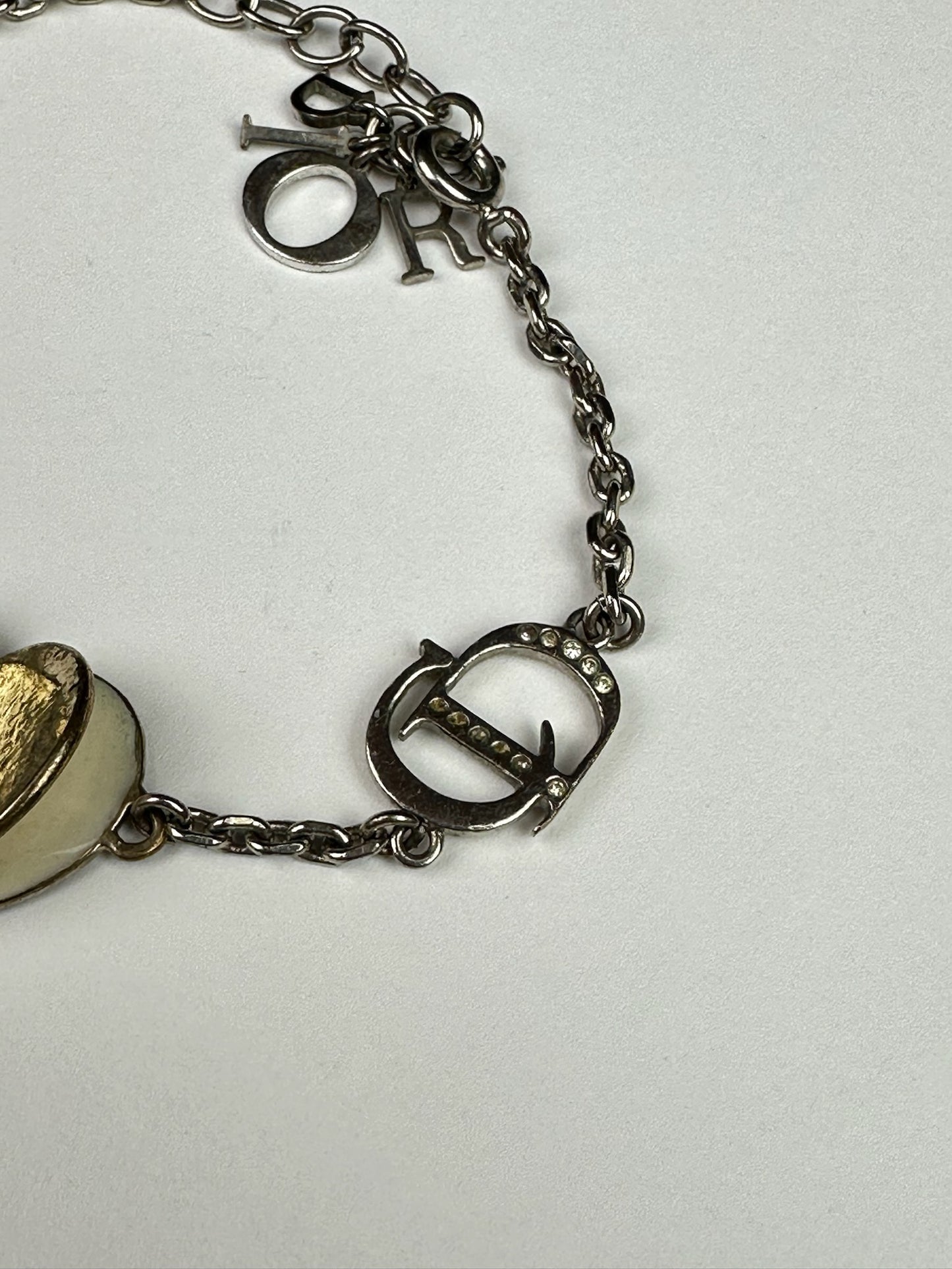 Vintage Dior Page Turning Heart Bracelet