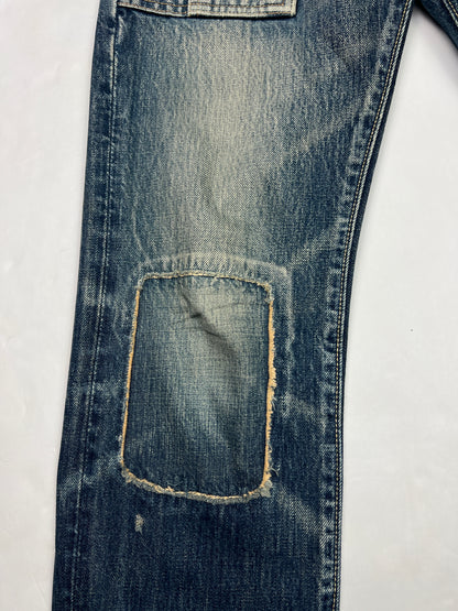 Kapital 2003 Engineer Repaired Stitch Denim