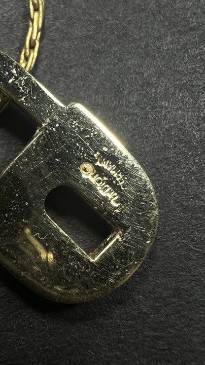 Dior Gold Lock Necklace