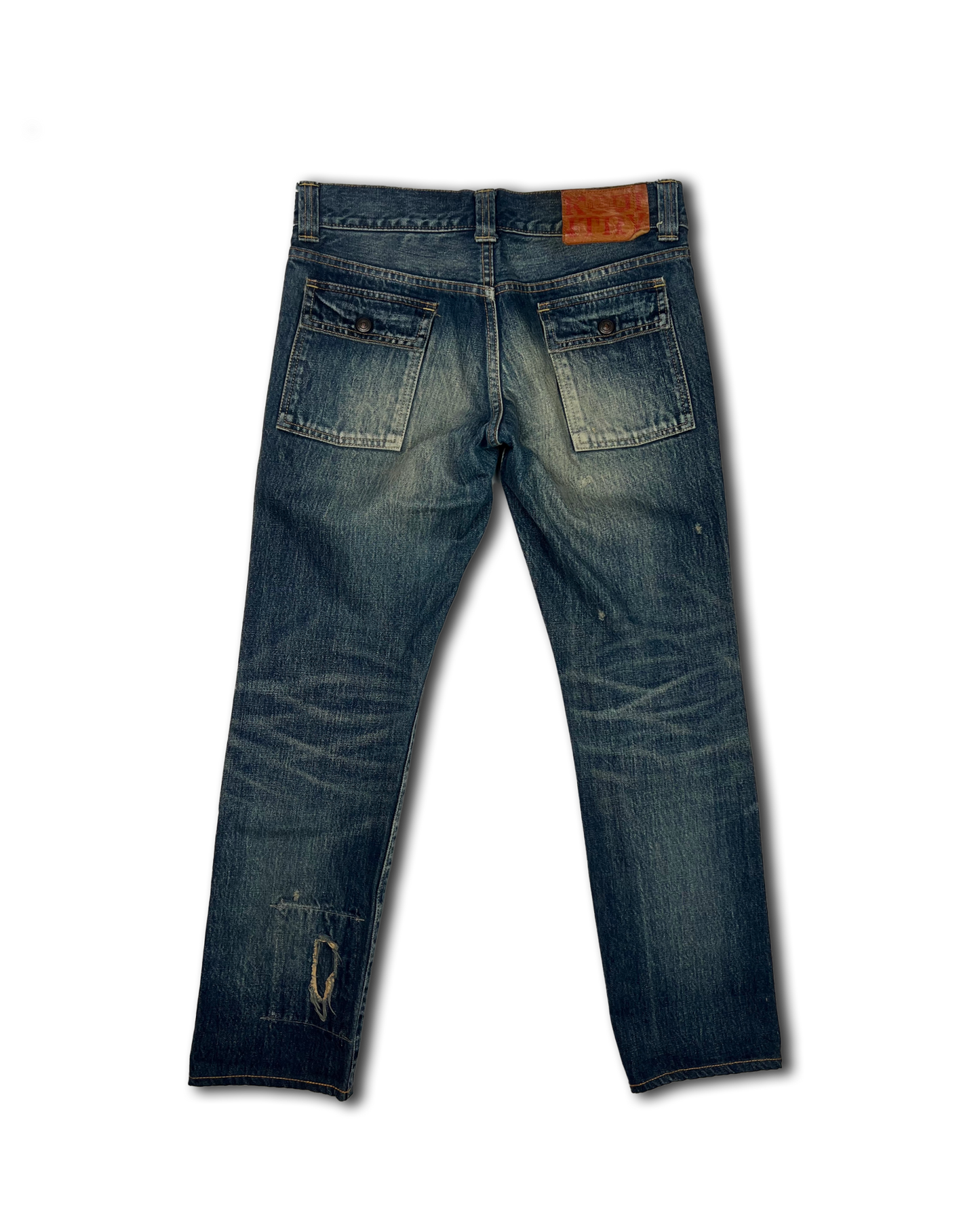 Kapital 2003 Engineer Repaired Stitch Denim