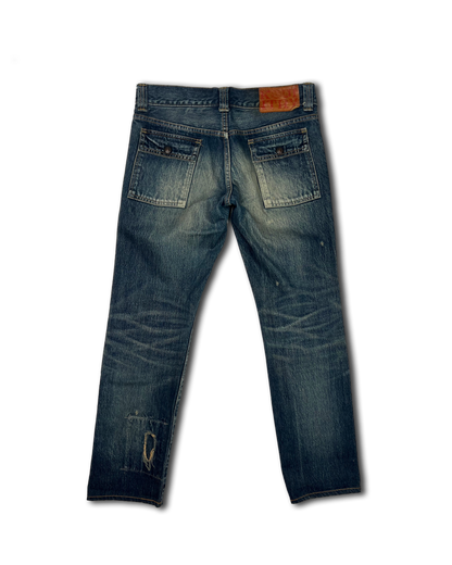 Kapital 2003 Engineer Repaired Stitch Denim