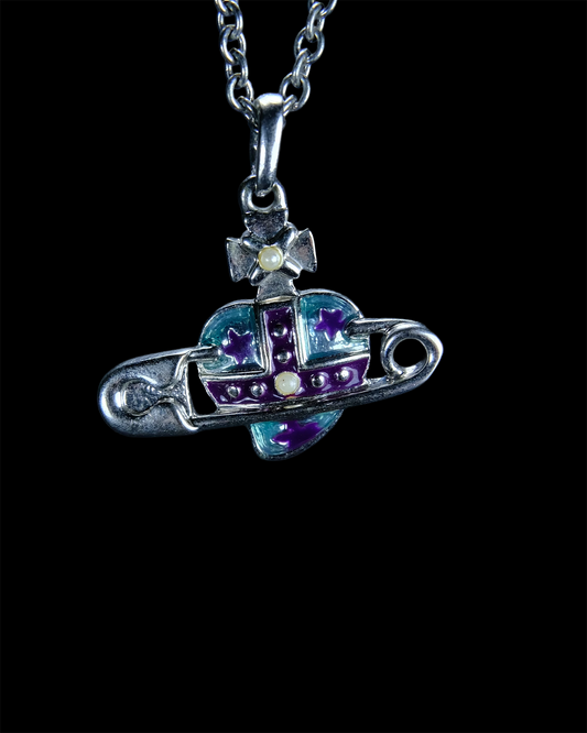 Vivienne Westwood Heart Pin Necklace