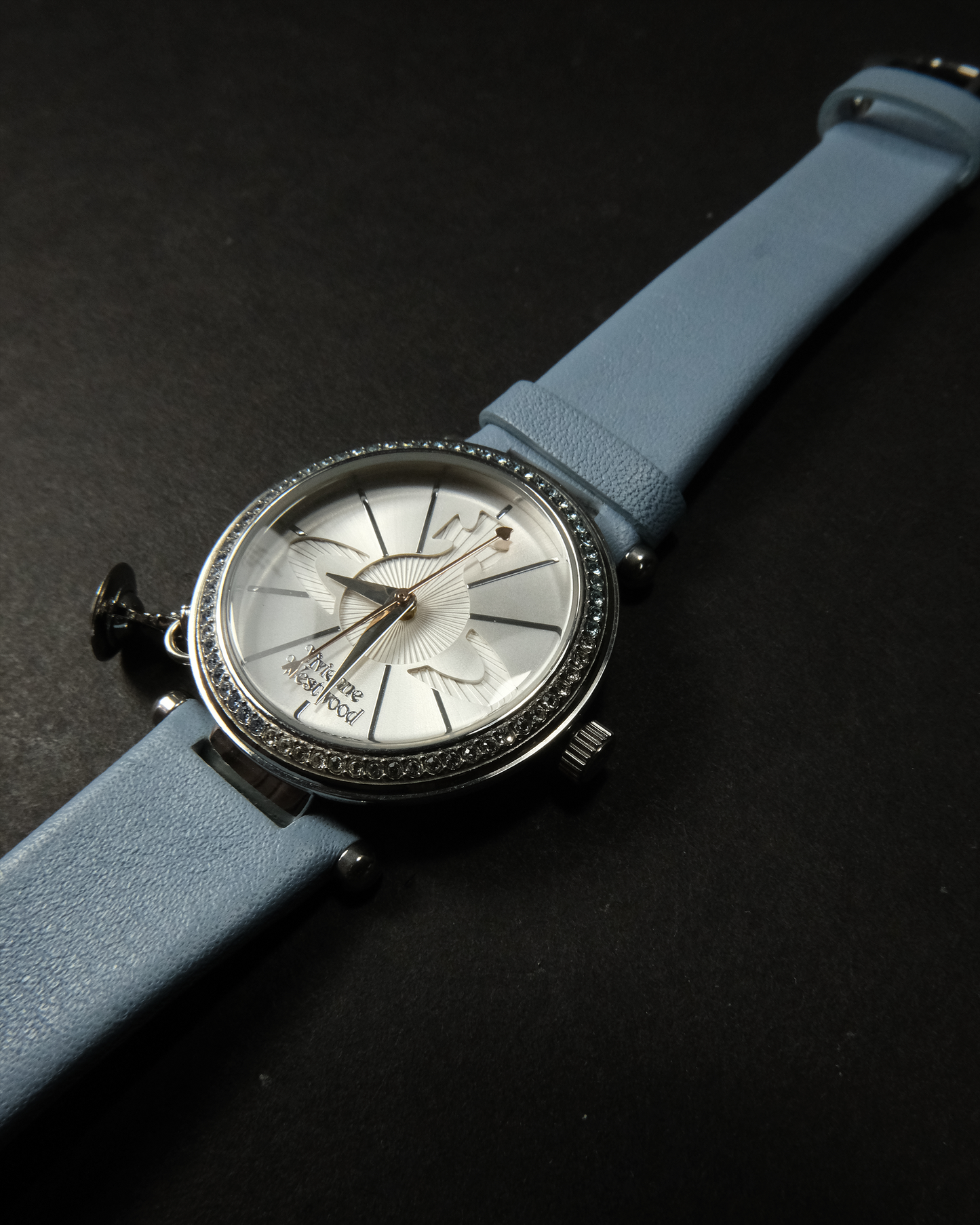 Vivienne Westwood Baby Blue Calf Skin Watch