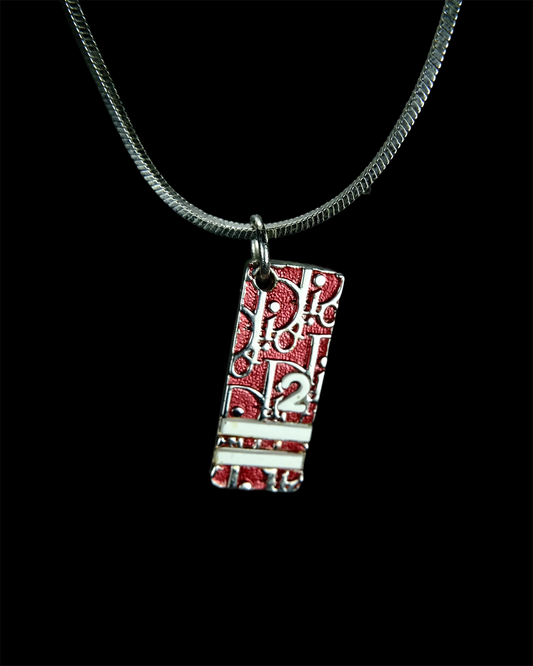 Dior Trotter Necklace in Red