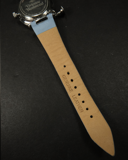 Vivienne Westwood Baby Blue Calf Skin Watch