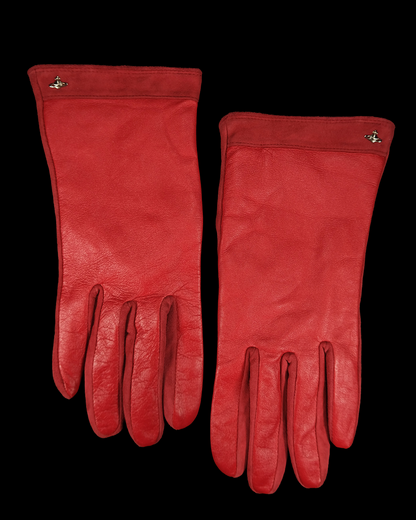 Vivienne Westwood Leather Racing Gloves