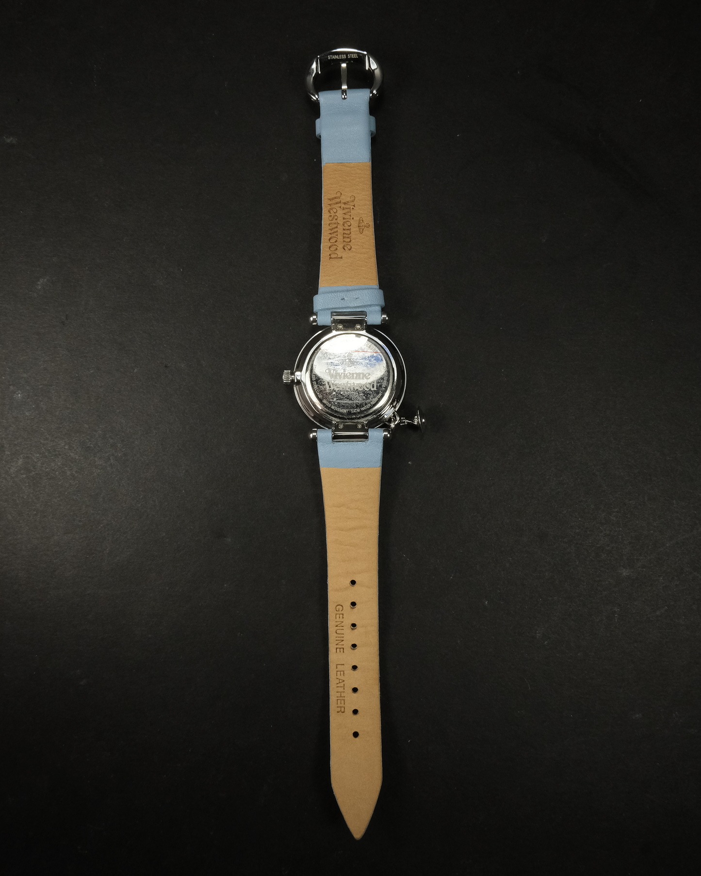 Vivienne Westwood Baby Blue Calf Skin Watch